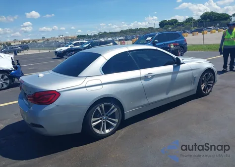 2018 BMW 430I z USA, uszkodzony, nr VIN WBA4Z1C50JEC70595